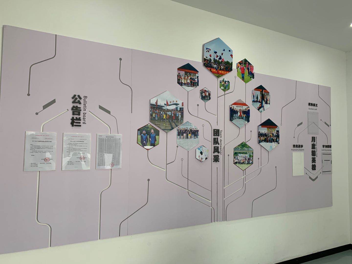 苏州公司员工风采展示墙设计